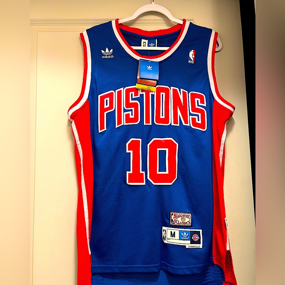 NBA Rodman Pistons jersey